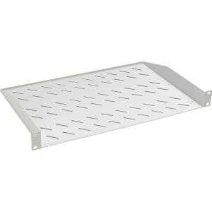 1U D=250 MM 19'' Rack Mount 2 Noktadan Bağlantılı Sabit Raf; Bütün Kabinetlerde 19'' Provizyonda Kullanım Içindir, Yük Kapasitesi 30 KG