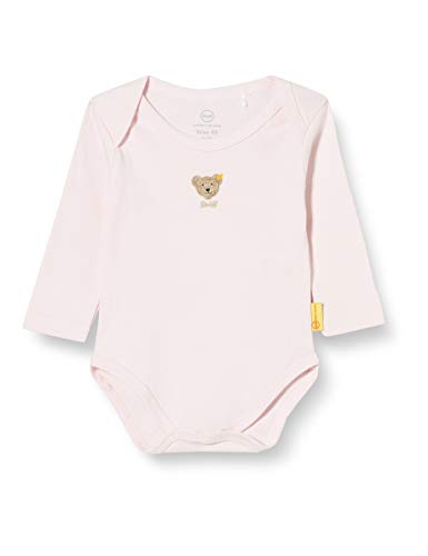 Steiff Baby-Mädchen Longsleeve Body, Rosa, 68