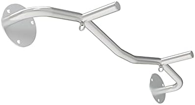 Wall-Mounted Fitness Horizontal Bar, Strength Training Pull-up Bar, Home Indoor and Outdoor Sports Equipment for Men and Women, Safe and Multifunctional (Stainless Steel Style1)