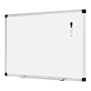 Amazon Basics Magnetic Dry Erase White Board, 36 x 24-Inch Whiteboard - Silver Aluminum Frame (B07K6B8Q5V)