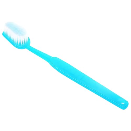 Sproz de ducha 1pc Cepillo de baño con forma de cepillo de dientes de 16 pulgadas con mango largo y mango de cepillo para parpadear para el cuerpo divertido para la espalda, el brazo, la pierna