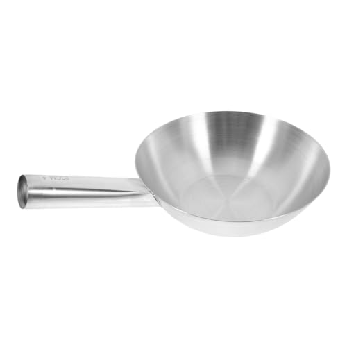 Alipis Löffel Aus Edelstahl Wasserschöpflöffel Aufschlag Garten Wasserkelle Großer Wasserlöffel Schöpfkellen Zum Servieren Klein Teelöffel Servierkelle Saunakelle Silver Rostfreier Stahl