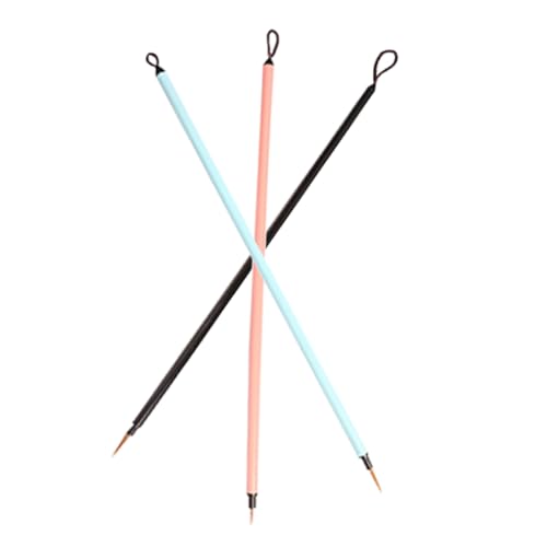 ERINGOGO 3pcs Fine Tip Hook Pen Calligraphy Set Fine Line Brush Art for Watercolor Painting