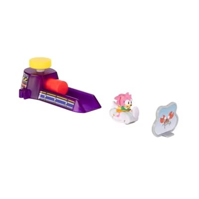 JAKKS Pacific Sonic The Hedgehog Go Go Racers Mini Launchers - Classic Amy