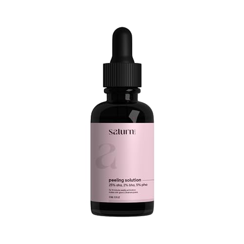 Image of Saturn by GHC Peeling Solution for Face | 10-Minute Facial | Chemical peel for face for glowing skin | Exfoliating serum | For Women | At-home facial | 30ml
