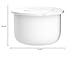 Instant Pot 8QT Silicone Lid, Compatible with 8-Qt Stainless-Steel Inner Pot, Bowl and Food Cover, Microwave Cover for Food, Transparent White