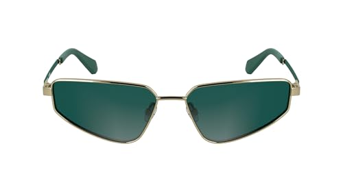 Lunettes Calvin Klein Jeans dorées pour éviter la fatigue oculaire