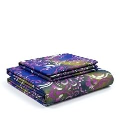 Image of Bombay Dyeing Epigram Printed Single Bed 100% Cotton Bedsheet Collection - (224X150) (OCHER)