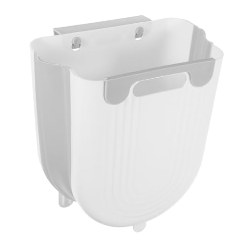MUELODSIC Porta Sacchetti Spazzatura Da Appendere Parete Bidone Pieghevole Per Cucina e Camper Senza Capiente e Salvaspazio Per Cucina Bagno e Auto Design Sicuro Con Anello Di Pressione