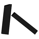 MOTHNUR Funda Protectora para Cuchillos Negra Interior de Franela Estuche Antideslizante para Cuchillo de Cortar Set 2 Piezas para Cocina y Viajes Protección Segura de Hoja