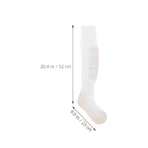 Calcetines de esgrima unisex con algodón grueso y suela acolchada para protección deportiva 3