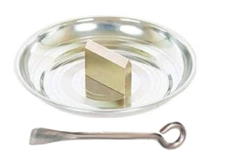Image of Stainless Steel Heavy Duty Coconut Breaker Plate for Easy to Break Coconut and Cococnut Opener Set of 2