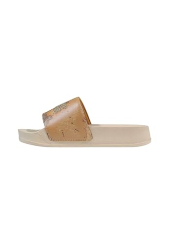 Alviero Martini 1A Classe Ciabatta alta slippers donna beige geo