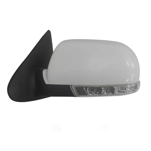 Coque rétroviseur bling Hyundai Santa Fe 2007-2012 gauche blanc