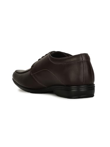 BATA Men's Black Oxford Classic Lace-Up Dress Shoes | Comfortable Leather Formal Shoes for Men | Church, Wedding, Office & Daily Wear | Men's Casual Dress Sneakers Shoes, Wide Derby Fit4