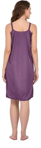 Image of You Forever Women Sexy Satin Striped Solid Above Knee Length Nighty, Loungewear, Nightwear, Sleepwear, Home Wear Short Nighty for Women Pack of 2