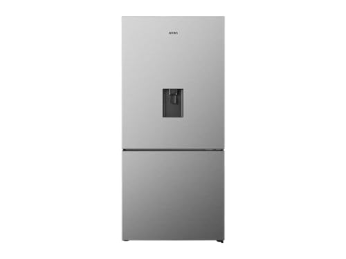 SVAN Frigorífico Combi 2 Puertas Inox SC18800ENFIDX. Capacidad 382 Litros, No Frost, Multi AirFlow, Puerta Reversible, Bajo Nivel Sonoro, Eficiencia Energética Clase E