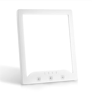 Lichttherapie UV-vrij LED Full Spectrum Light, SAD Lights Gepersonaliseerde Instellingen, Daylight Lights Touch Switch voor Slapeloosheid Sunlightman