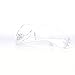 3M Safety Glasses, Virtua, 1 Pair, ANSI Z87, Clear Hard Coat Lens, Clear Frame, Economical Eyewear Protection, Lightweight, Wraparound Coverage, UVA, UVB, UVC