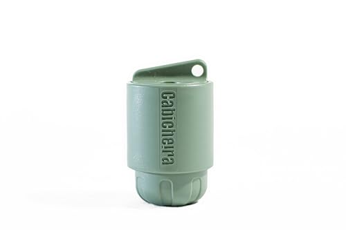 Cenicero Portátil, Compacto y Ecológico. Pequeño accesorio con capacidad para 20 colillas. Accesorio de bolsillo, perfecto para llevar en el bolso, llavero o colgado a ferias y festivales.