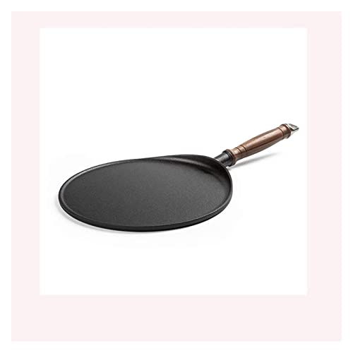 Wok en fonte noire et poêle à crêpe pour induction