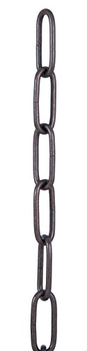 Image of B&P Lamp Antique Bronze 6 Gauge Straight Sided Oval Chain