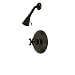 Kingston Brass KB3635AXSO Vintage Tub and Shower Faucet, 7-1/2-Inch, Oil Rubbed Bronze