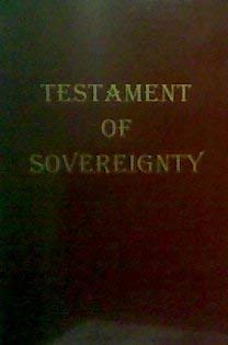 Paperback Testament of Sovereignty Book
