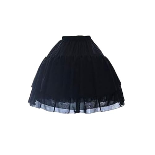 Image of Women Crinoline Petticoat Hoops Skirt Short Half Slip Underskirt for Girls Wedding Bridal Underskirt Slip