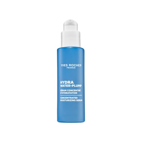 Yves Rocher Hydra Water Plump Sérum Hidratante Concentrado – Cuidado Facial – Hidratación 100h & Efecto Rellenador – Edulis y Bi-Hialurón – Todo Tipo de Piel – 30 ml