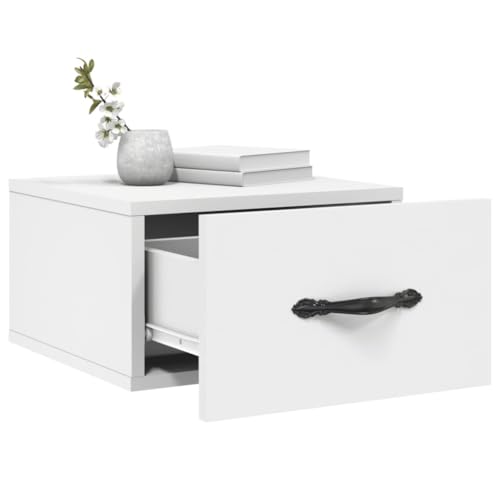 Table de chevet murale en bois pour chambre moderne épurée - 5