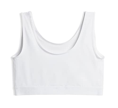 Image of TomboyX Compression Bra Top for Women, Full Coverage Gender Inclusive Bras, Wireless Medium Support Top No Padding Sports Bra