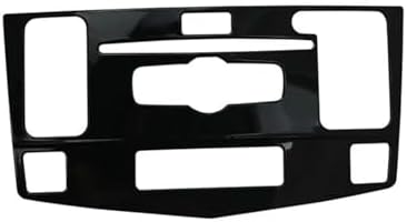 for Benz C Class W204 C200 C260 C300 C180 2007-2010 Car Styling Air Conditioner CD Panel Volume Knob Buttons Cover Stickers Trim (Color : 1)