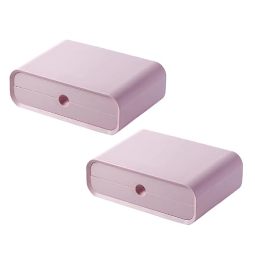 Étagère écran ordinateur rose à rangement classé gain de place - 7
