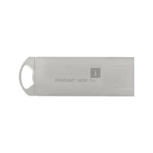 Image of iBall Pendant 16 GB USB 2.0 Flash Drive OS Compatibility with Windows and Mac (Silver)