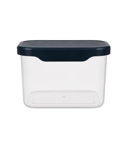 Image of Multi-Purpose Container, Transparent Kitchen Organizer Box, Airtight Dry Food Storage Jar for Rice, Flour, Snacks & Grocery Storage, BPA Free, Space Saving Design (2, 500, Milliliters)
