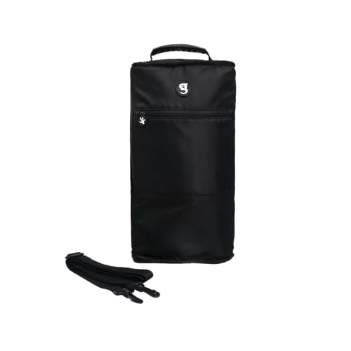 geckobrands Verticool Cooler - Insulated Portable Soft Cooler Bag with Adjustable Shoulder Strap, Holds 9 Cans or 2 Wine Bottles, Perfect for Beach, Picnics, and Outdoor Activities