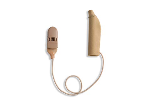 Ear Gear FM Mono â€“ Protect Hearing Aids or Hearing Amplifiers from Dirt, Sweat, Moisture, Loss, Wind â€“ Fits Hearing Instruments 2â€ to 3â€