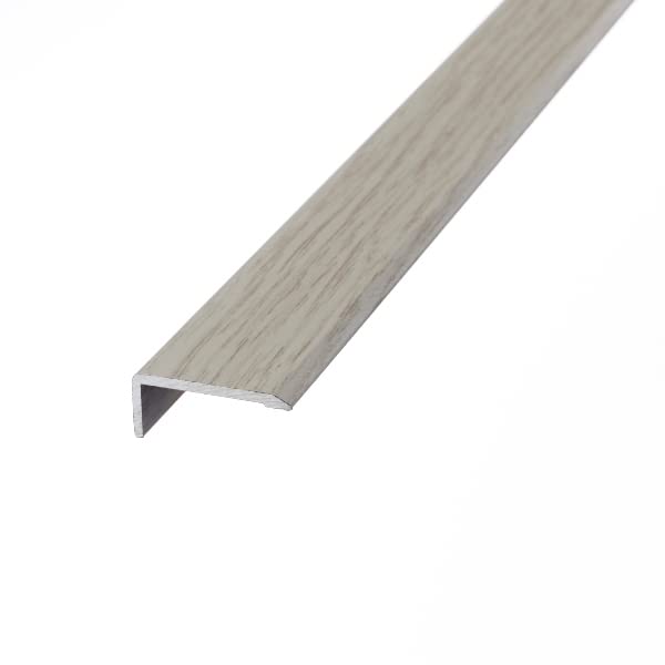 eXtreme Self Adhesive Stair Nosing Strip | 4ft Corner Guard Edge Protector for Laminate, Tile, Metal, and Wood Stairs | Sturdy, Attractive, and Non-Slip Staircase Threshold Strip - Dolphin Grey