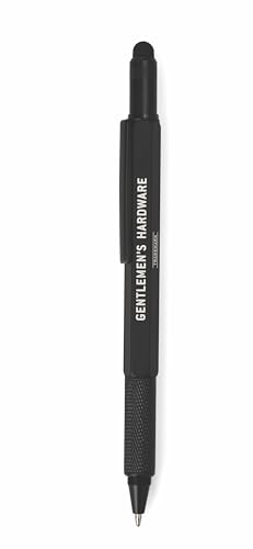 Gentlemen's Hardware 6-in-1 Multi-Tool Ball Point Pen Tooling Pen, 14.98cm Long, Black - Image 3