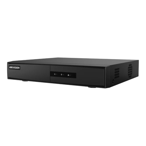 Hikvision - Serie Value - Grabadora NVR para cámara IP - 8 Canales de vídeo/resolución máxima 4 Mpx - Ancho de Banda 60 Mbps - Soporte 1 Disco Duro