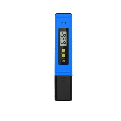 KOROBIE Misuratore della qualità dell'Acqua, Tester di qualità dell'Acqua 0,01 Tester di PH dell'Acqua ad Alta precisione 0-14 Tester di PH per Campo e Laboratorio(Blauw)