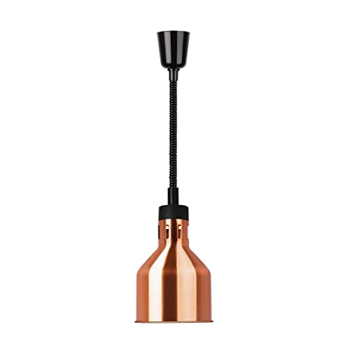 Pantalla térmica retráctil de cobre para estaciones de catering y eventos