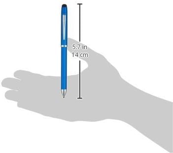 Cross Composite Pen Tech Three Plus Genuine., metallic blue