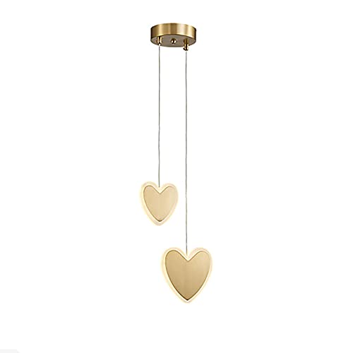 Suspension LED en cuivre pour salle à manger et ambiance de bar moderne