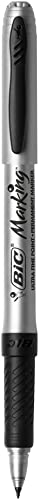 Bic Intensity Marker Fine Tip Permanent Markers, Black, 12-Count Pack, Art Supplies For Adults And Teens #TOP2