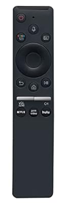 Replaced Voice Remote fit for Samsung QLED TV QN43Q60RAFXZA QN49Q60RAFXZA QN55Q60RAFXZA QN65Q60RAFXZA QN75Q60RAFXZA QN82Q60RAFXZA QN43Q6DRAFXZA QN49Q6DRAFXZA QN55Q6DRAFXZA QN65Q6DRAFXZA