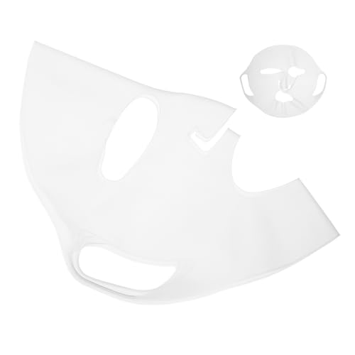 TOBBOMEY face mask for women sheet mask 保湿 自宅用 カバー 便利な カバー 美容 カバー スチーム シリカゲル 白い