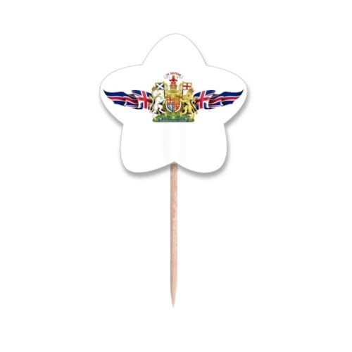 Cure-dents drapeau United Kingdom pic cupcake emblème national