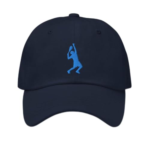 Roger Federer Tennis Blue Silhouette Classic Adjustable Hat miniatura 1